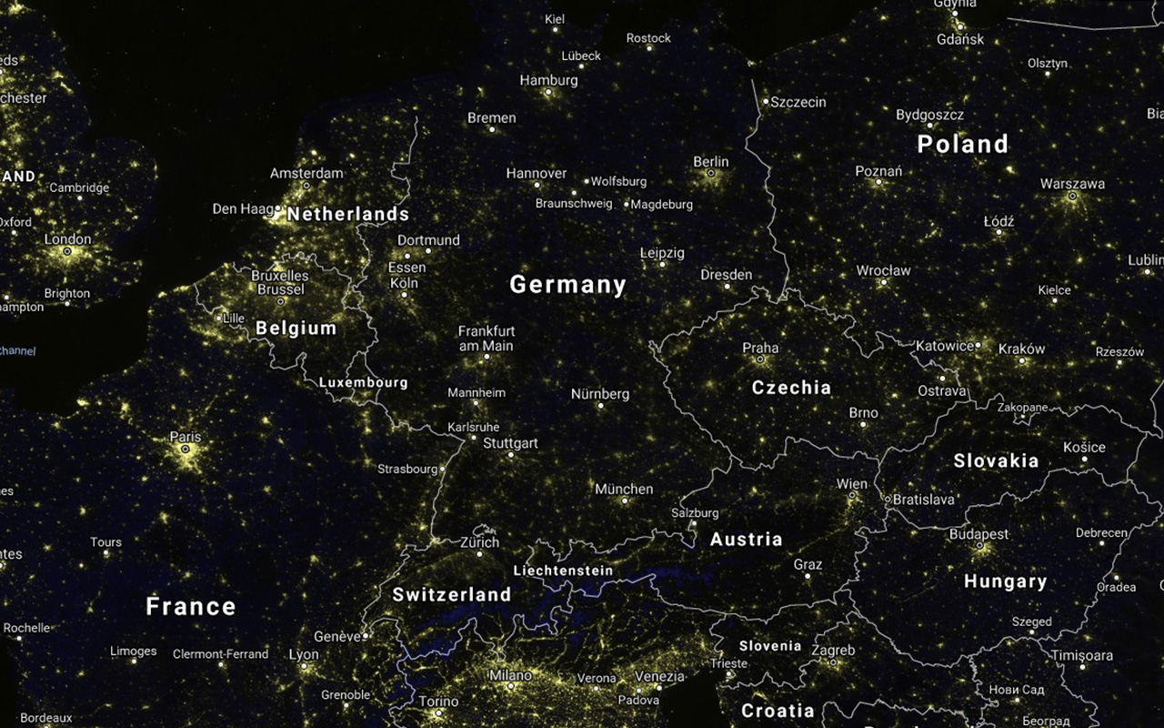 lichtverschmutzung Deutschland