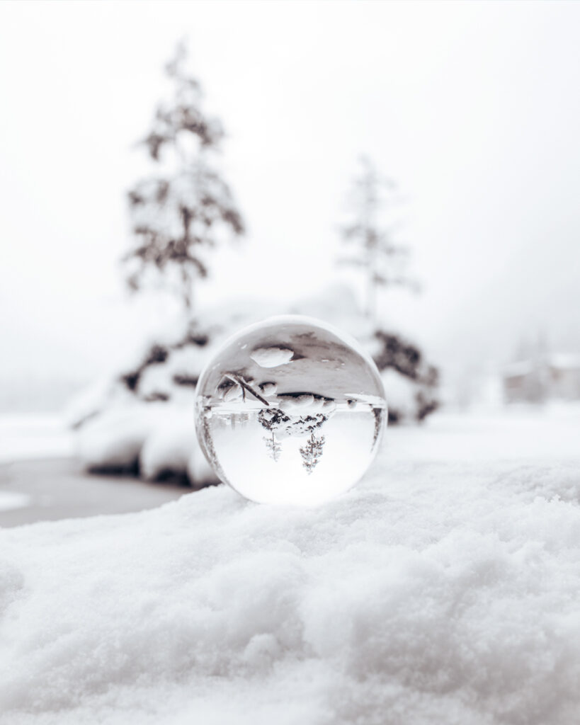 Glaskugelfotografie_hintersee Berchtesgaden